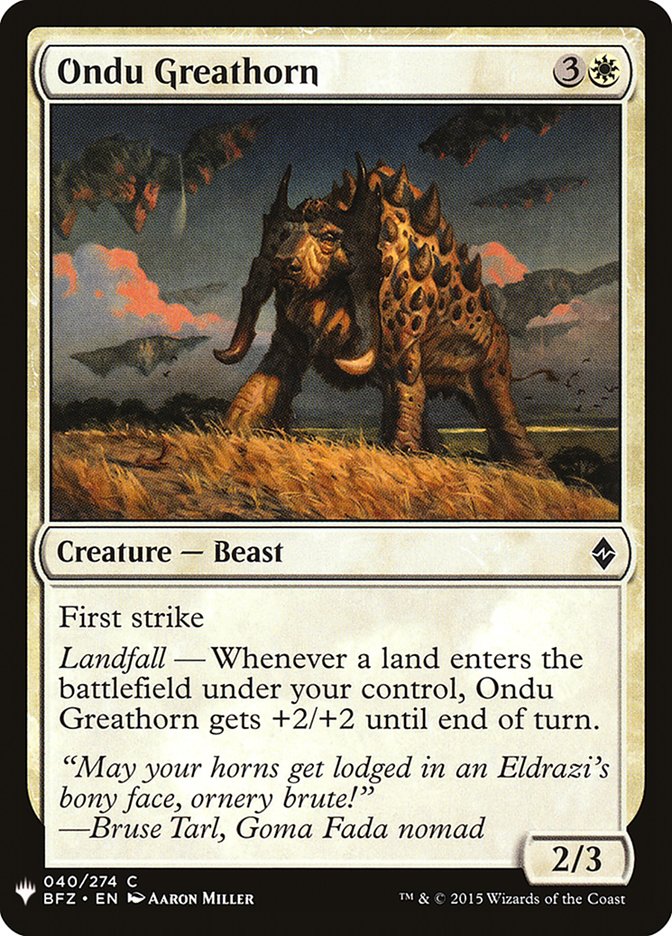 Ondu Cuernogrande [Mystery Booster]