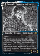 Dennick, pieux apprenti // Dennick, apparition pieuse (Cadre vitrine Nuit éternelle) [Innistrad : Chasse de minuit]