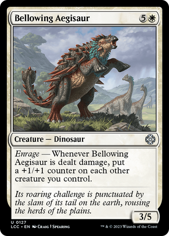 Aegisaurio Bramador [Commander de Las Cavernas Perdidas de Ixalan]