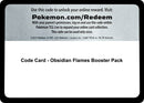 Image for Code Card - Obsidian Flames Booster Pack - Pokemon