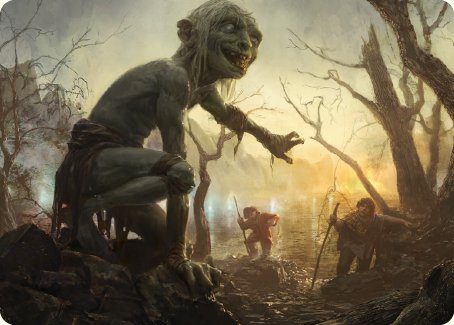 Smeagol, Guide Serviable Carte d'art [Le Seigneur des Anneaux : Histoires de la Terre du Milieu Série d'art]