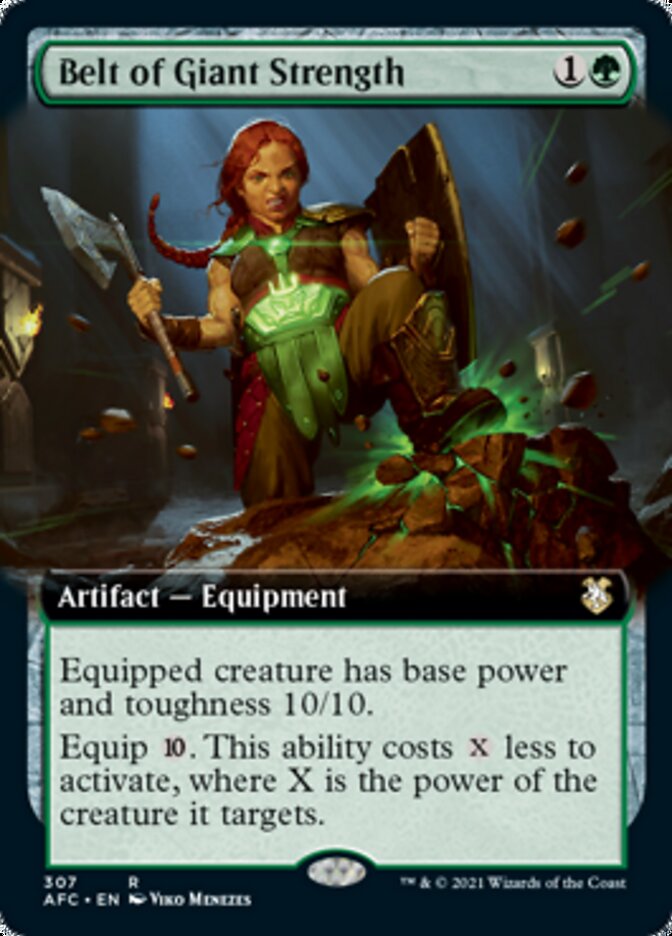 Ceinture de force de géant (Extended Art) [Dungeons & Dragons : Adventures in the Forgotten Realms Commander]