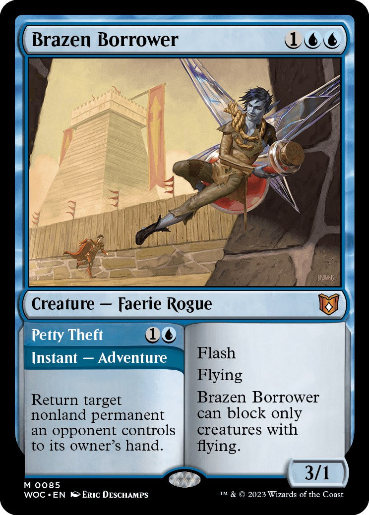 Emprunteuse effrontée // Petit Larcin [Commandant Les friches d’Eldraine]