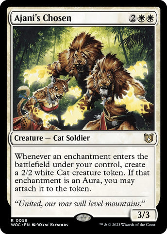 El Elegido de Ajani [Commander de Las Cavernas Perdidas]