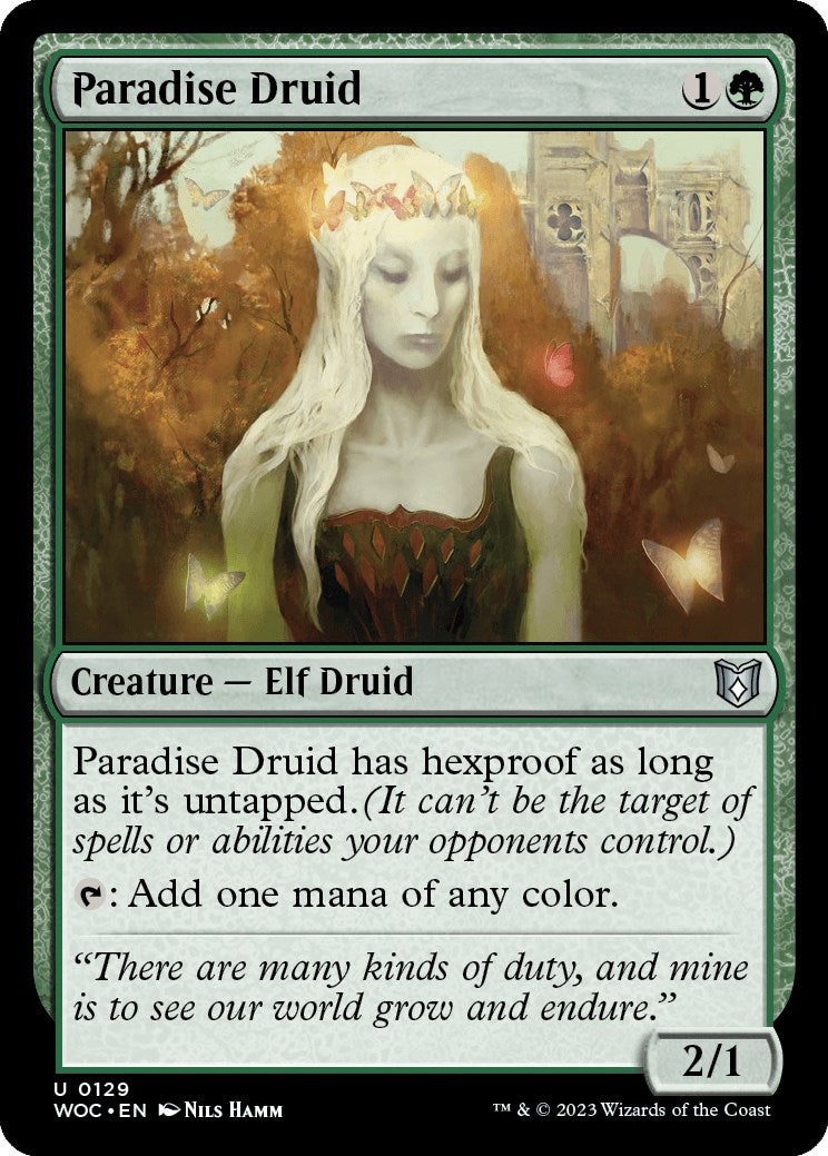 Druide du paradis [Commandant Les friches d'Eldraine]