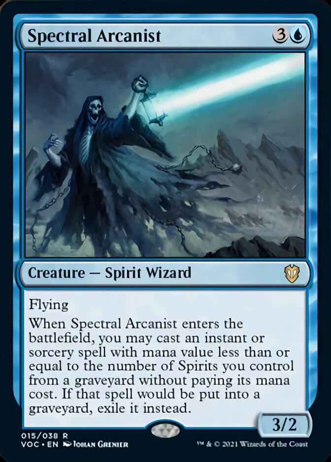 Arcanista espectral [Innistrad: Voto Carmesí Commander]