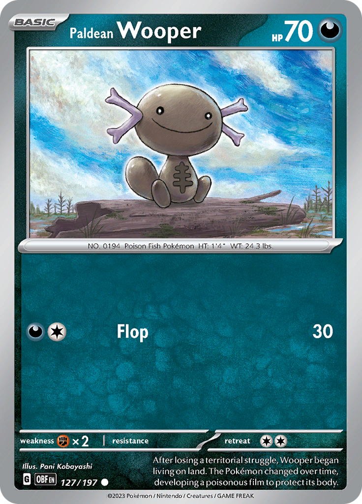Wooper de Paldea (127/197) [Escarlata y Púrpura: Llamas Evolutivas]