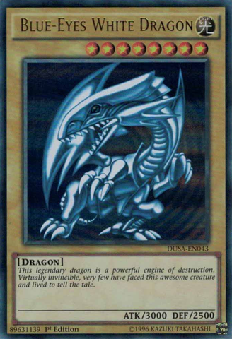 Dragon Blanc aux Yeux Bleus [DUSA-FR043] Ultra Rare