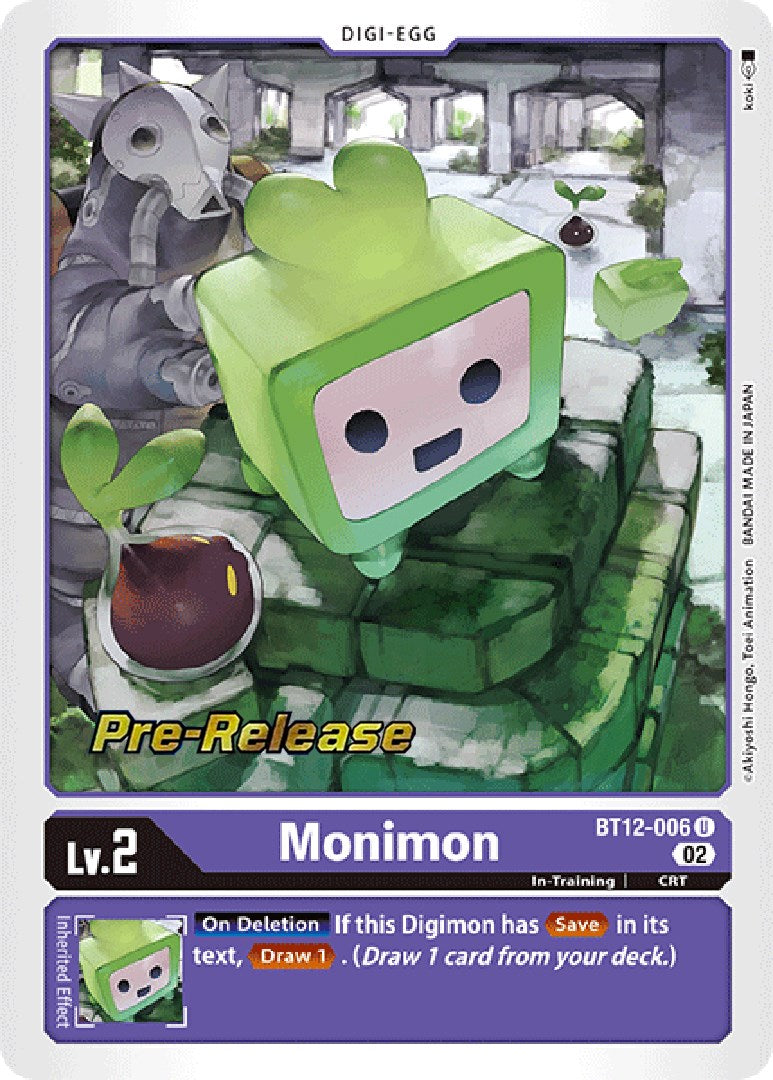 Monimon [BT12-006] [Cartas de prelanzamiento de Across Time]