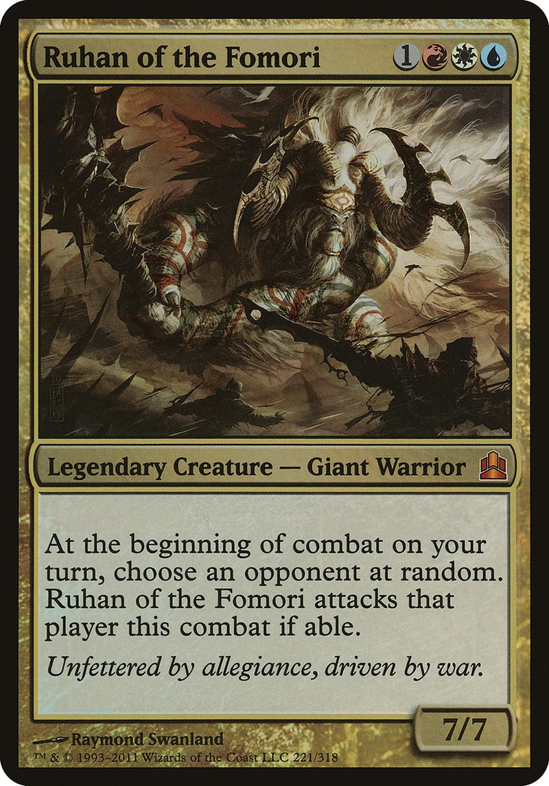 Ruhan des Fomori (Géante) [Commander 2011 Géante]