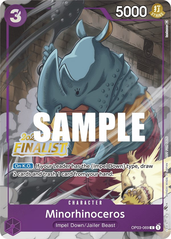 Minorhinoceros (Regional Online 2023) [Finalista] [Cartas de promoción de One Piece]