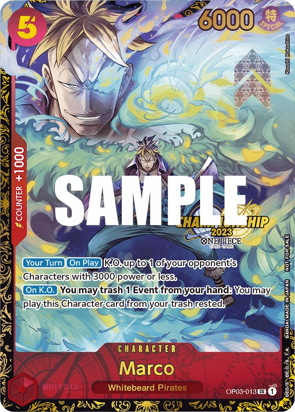 Marco (Championship 2023) [Cartas promocionales de One Piece]