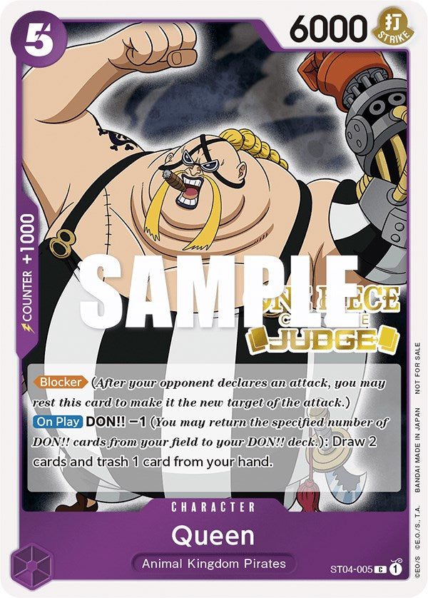 Queen (Pack de Jueces Vol. 2) [Cartas Promocionales de One Piece]
