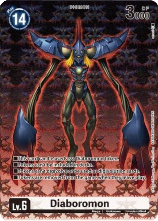 Token Diaboromon (Tamer Goods Set Diaboromon) [Lanzamiento de Promociones de Sobres Especiales]