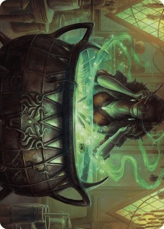 Carte d'art Chaudron de l'âme d'Agatha [Série d'illustrations Les friches d'Eldraine]