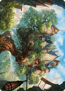 Carte illustrée de l'Auberge de la Lisière [Série d'illustrations Les friches d'Eldraine]