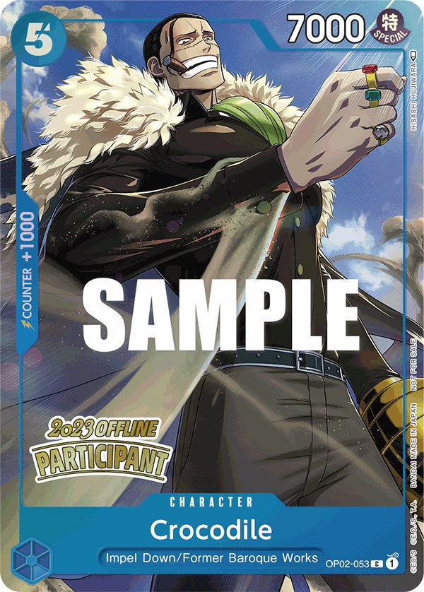 Cocodrilo (Regional Offline 2023) [Participante] [Cartas Promocionales de One Piece]