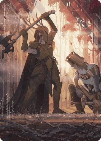 Carte artistique Justice karmique [Série artistique Les friches d'Eldraine]