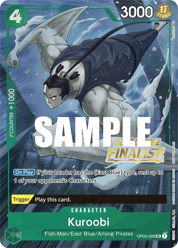 Kuroobi (Regional Offline 2023) [Finalista] [Cartas de Promoción de One Piece]