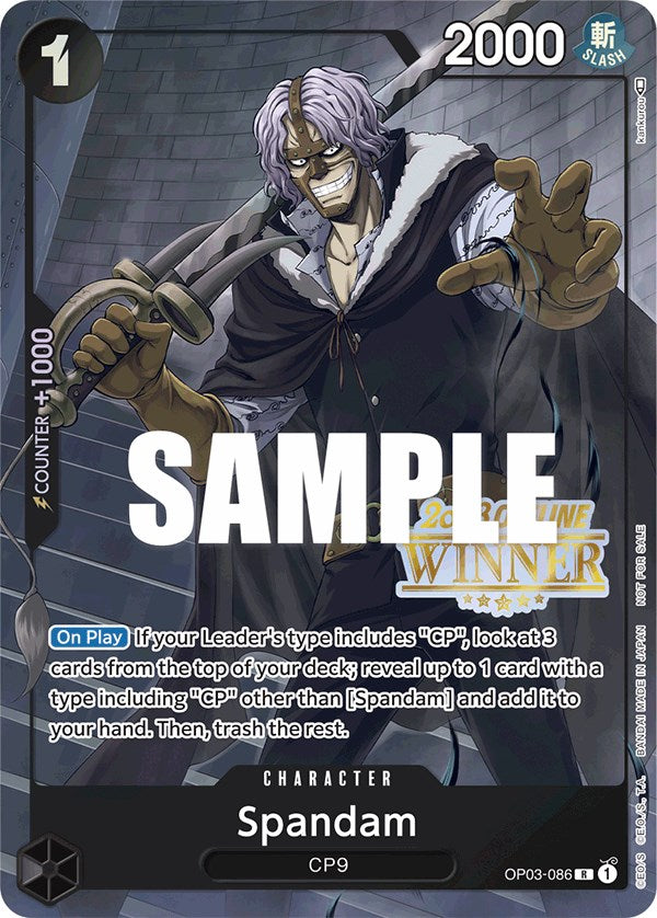 Spandam (Regional presencial 2023) [Ganador] [Cartas promocionales de One Piece]