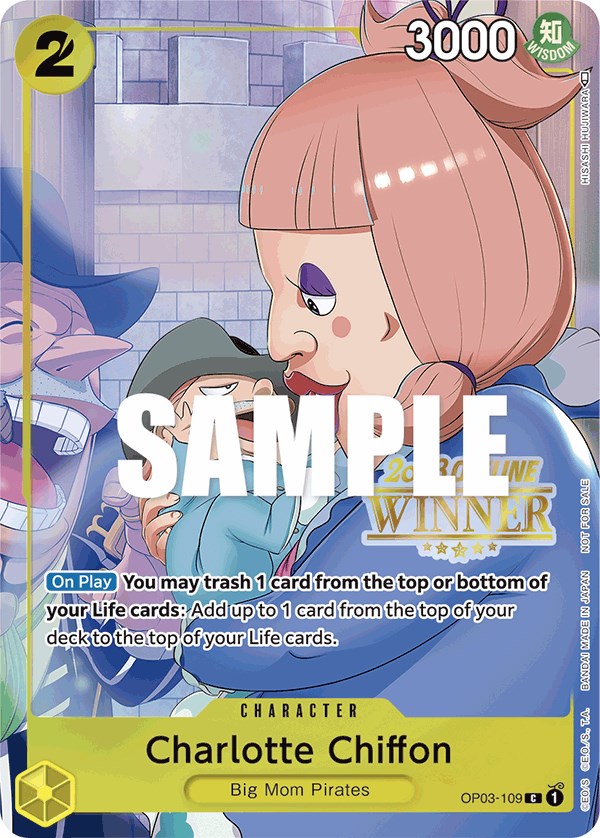 Charlotte Chiffon (Regional Presencial 2023) [Ganadora] [Cartas Promocionales de One Piece]