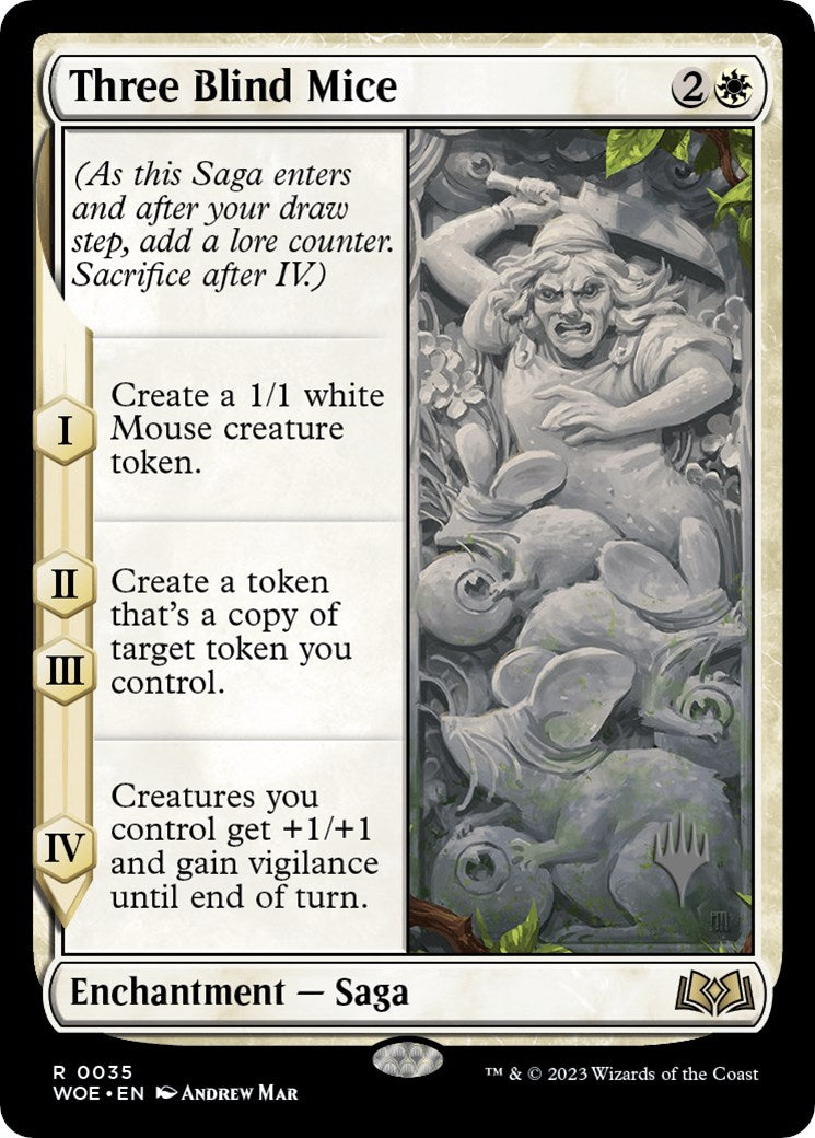 Trois Souris Aveugles (Pack Promo) [Promos Les friches d'Eldraine]