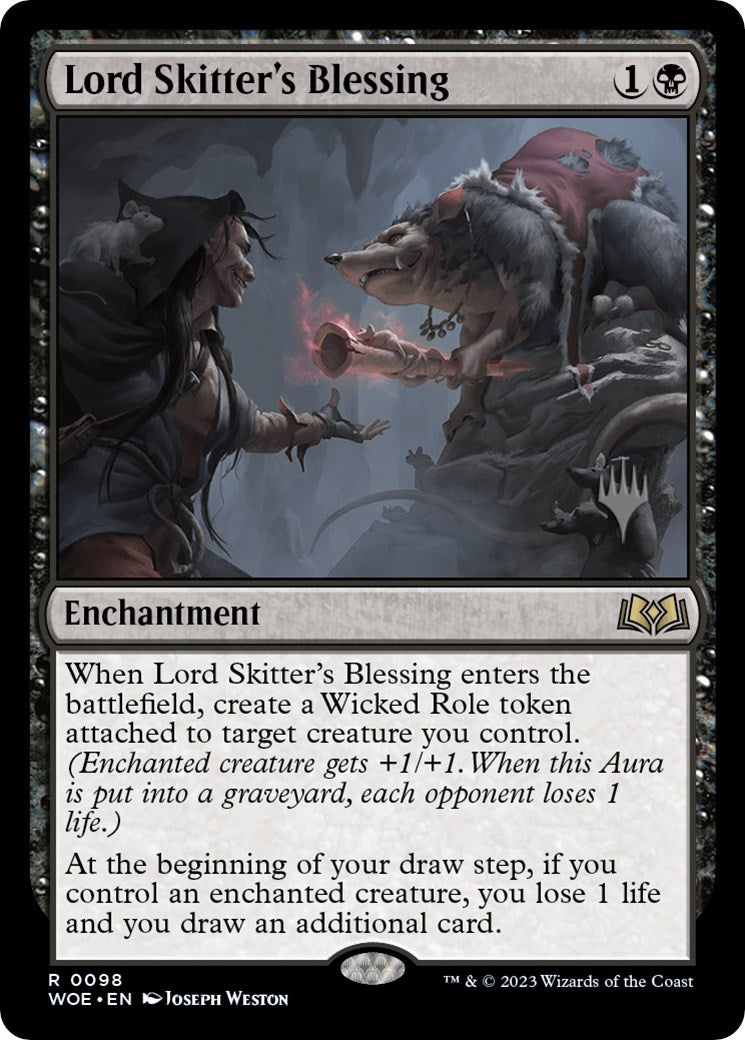 Bénédiction de Lord Skitter (Pack promo) [Promos Les friches d'Eldraine]