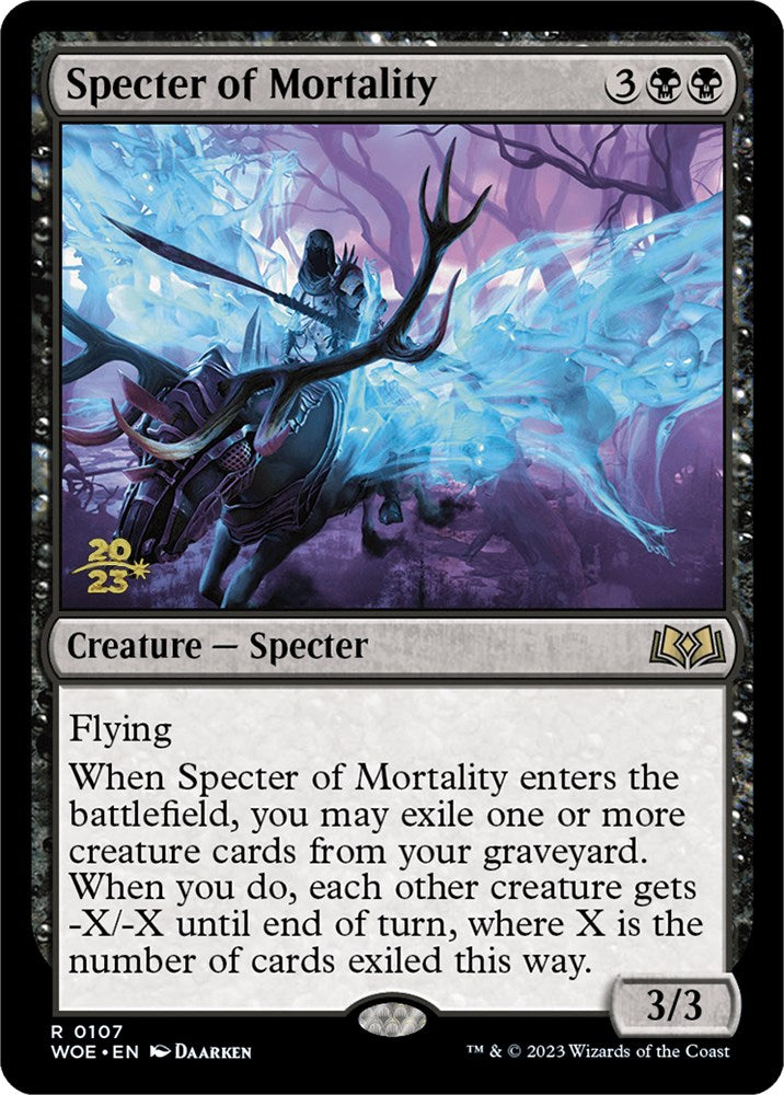 Spectre de la mortalité [Promos d'avant-première Les friches d'Eldraine]