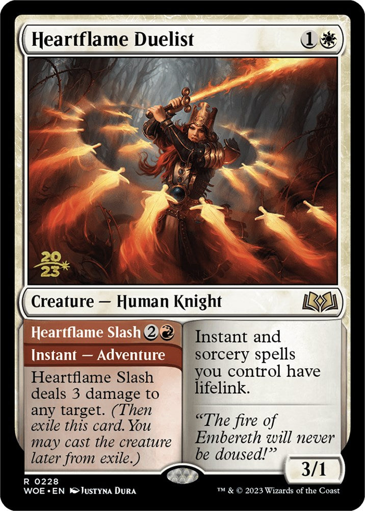 Duelliste Cœurflamme // Coupure Cœurflamme [Wilds of Eldraine Prerelease Promos]