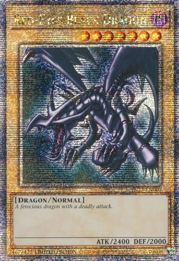 Dragon Noir aux Yeux Rouges [TN23-FR003] Quarter Century Secret Rare
