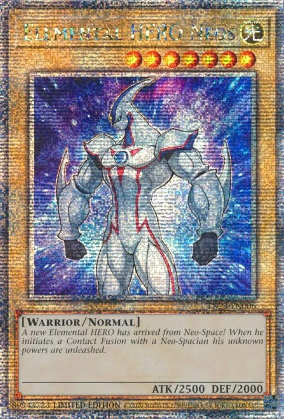 HÉROS Élémentaire Neos [TN23-FR006] Secret Rare Quarter Century