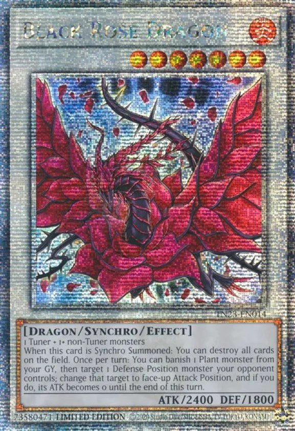 Dragon Rose Noire [TN23-FR014] Quarter Century Secret Rare