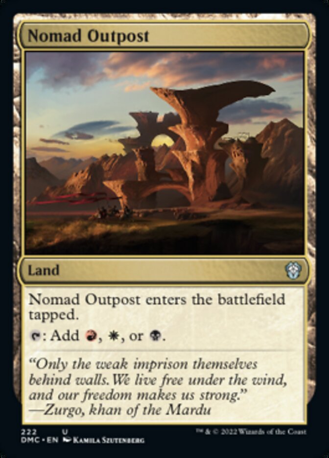 Avant-poste nomade [Commandant Dominaria Uni]