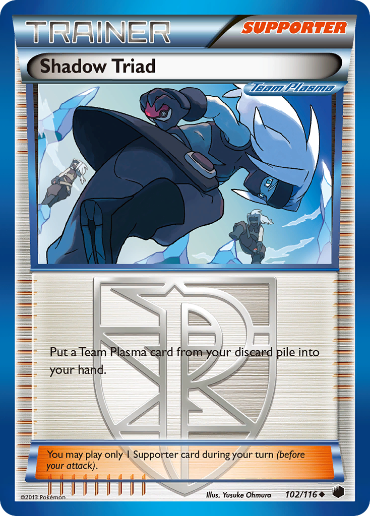 Trío Sombrío (102/116) [Negro y Blanco: Plasma Freeze]