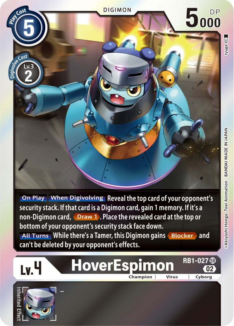 HoverEspimon [RB1-027] (Texturizada) [Resurgence Booster]