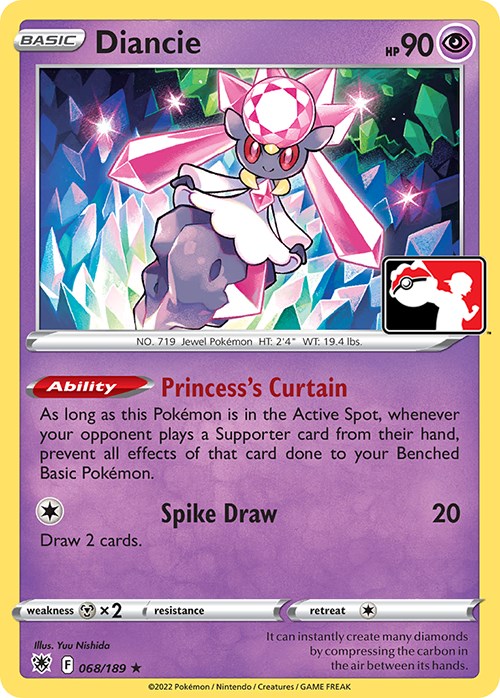 Diancie (068/189) [Paquete de Premios Serie Tres]