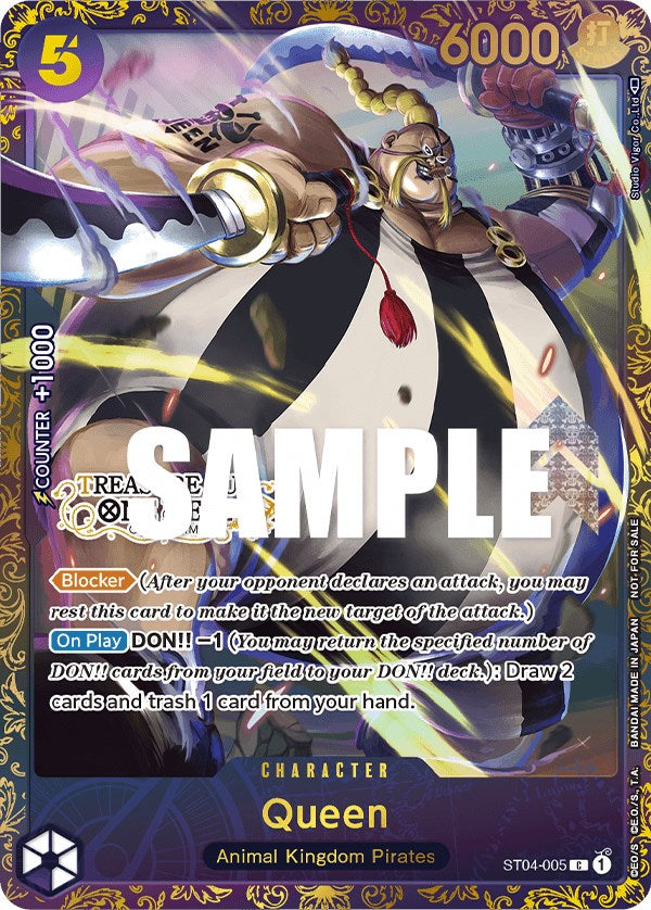 Queen (Copa del Tesoro) [Cartas Promocionales de One Piece]