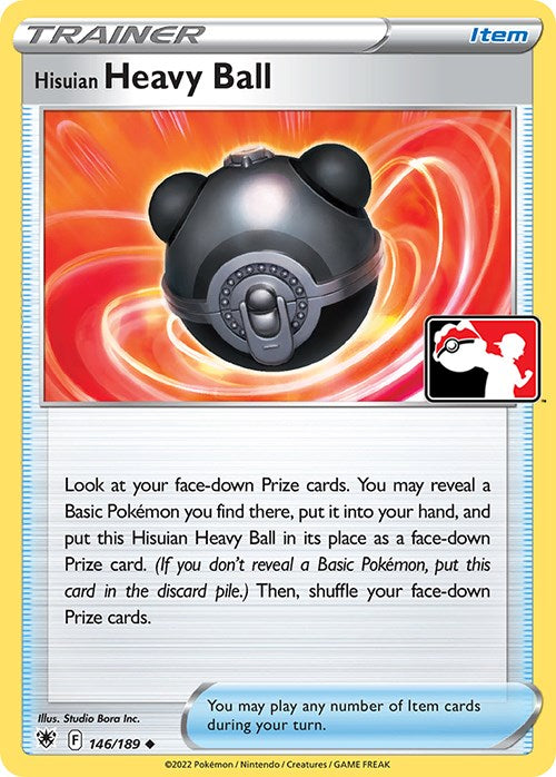 Peso Ball de Hisui (146/189) [Paquete de premios de la serie tres]