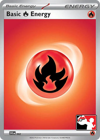 Energía Fuego Básica (002) [Paquete de Premios Serie Tres]