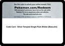 Image for Code Card - Silver Tempest Single Pack Blister [Basculin] - Pokemon