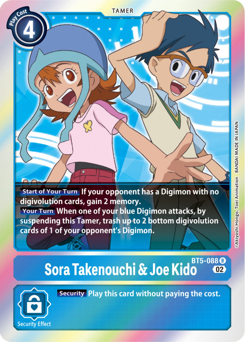 Sora Takenouchi y Joe Kido [BT5-088] [Resurgence Booster]