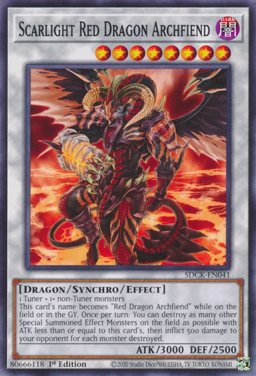 Dragon Archdémon Écarlate (SDCK-FR041) Commune