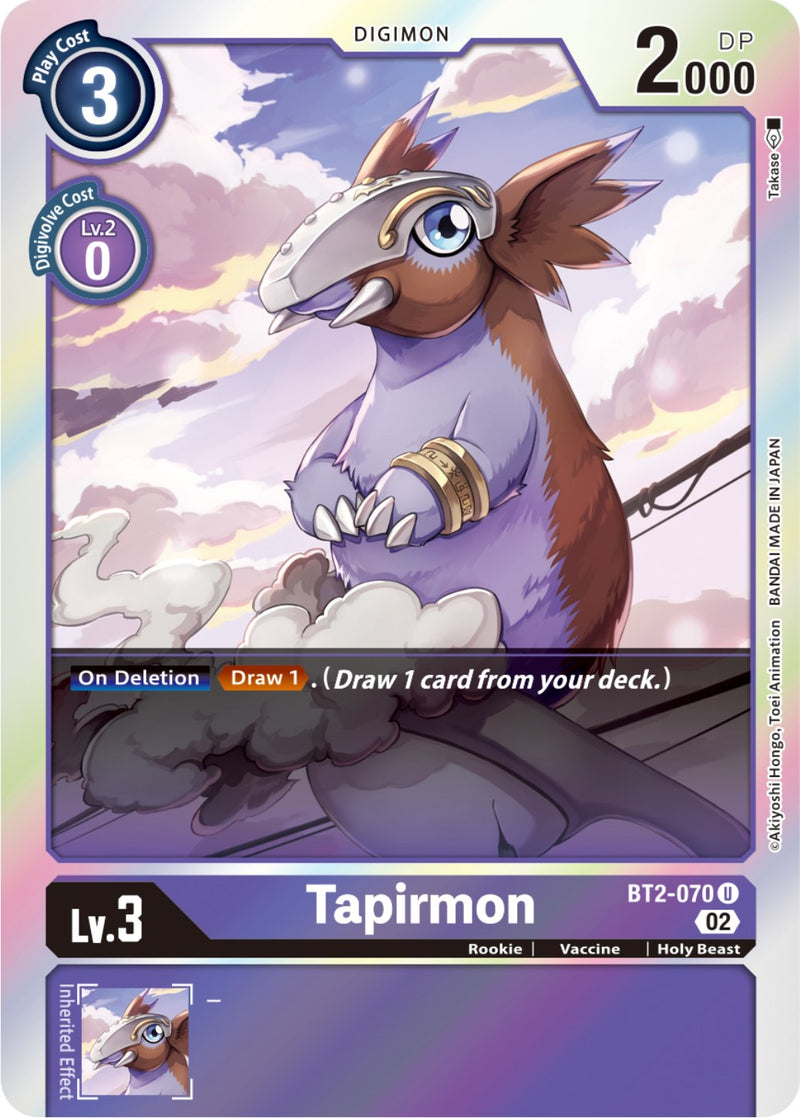 Tapirmon [BT2-070] (Reimpresión de Resurgence Booster) [Resurgence Booster]