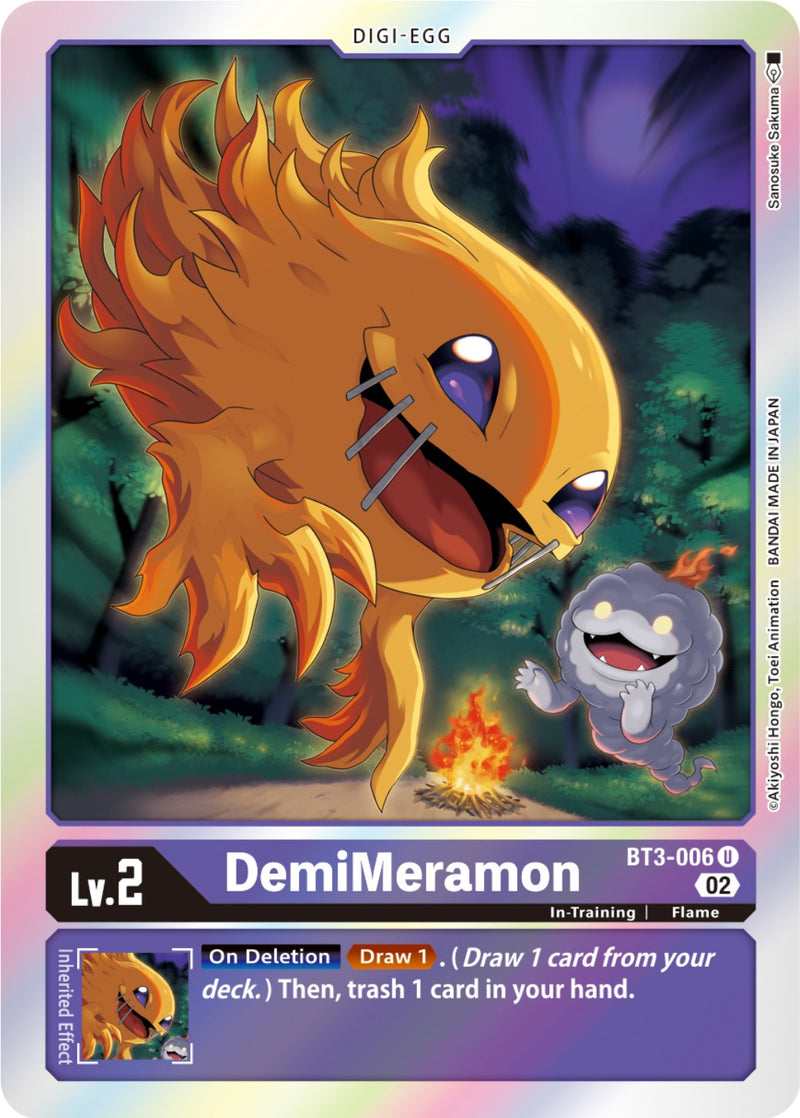 DemiMeramon [BT3-006] (Reedición del Booster de Resurgimiento) [Booster de Resurgimiento]