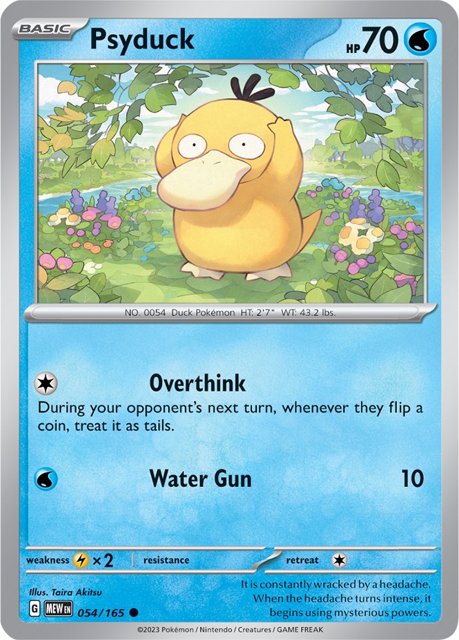 Psykokwak (054/165) [Écarlate et Violet 151]