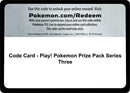 Image for Code Card - Play! Pokemon Prize Pack Series Three - Pokemon