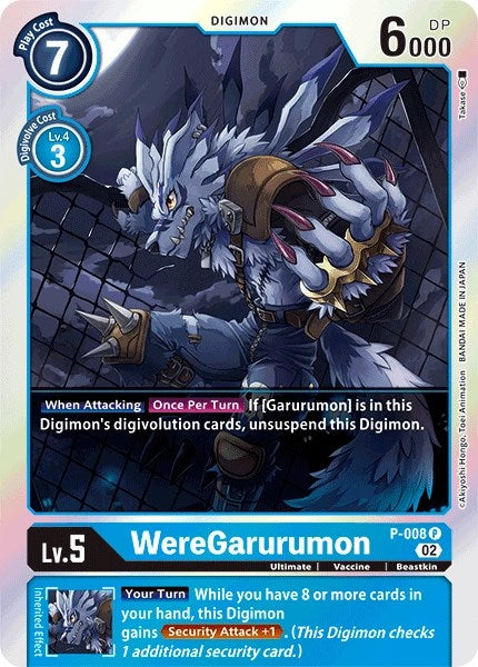 WereGarurumon [P-008] (Reimpresión del Resurgence Booster) [Resurgence Booster]