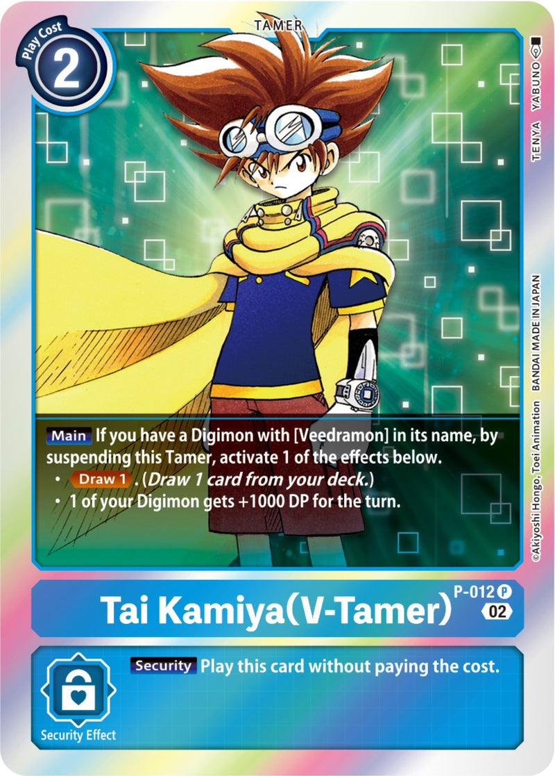 Tai Kamiya (V-Tamer) [P-012] (Reedición del Booster Resurgimiento) [Booster Resurgimiento]