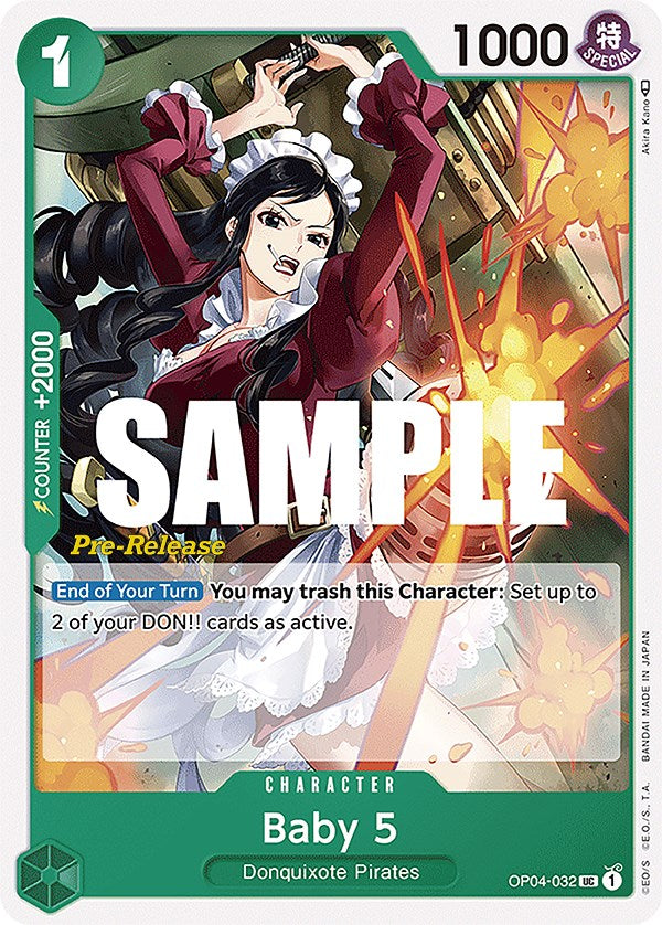 Baby 5 [Cartas de prelanzamiento de Kingdoms of Intrigue]