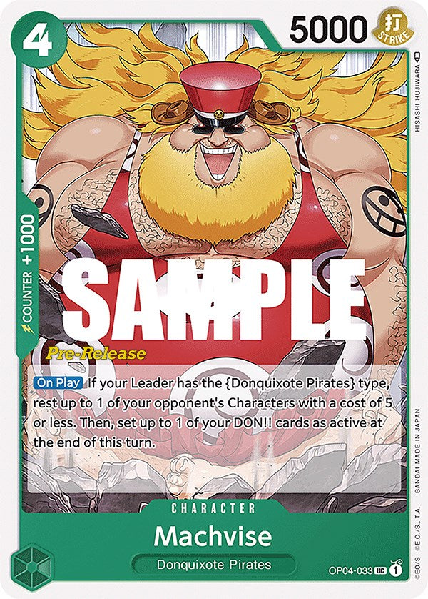 Machvice [Cartas de Pre-Lanzamiento de Kingdoms of Intrigue]